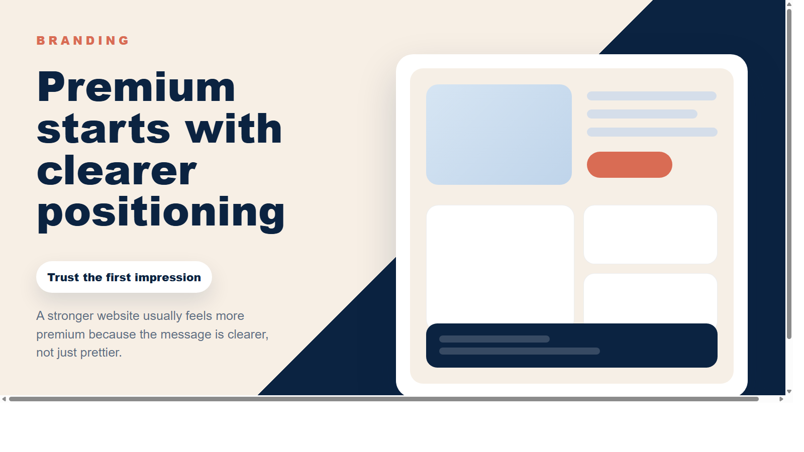 Premium solo-agent website branding article cover